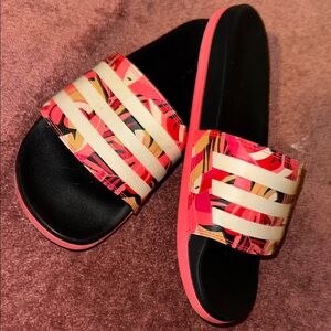 Adidas Women's Slide Sandals - pink and Cream